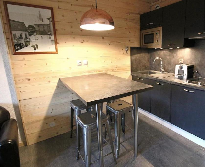 Apartament Studio Avec Coin Montagne Au Pied Des Pistes Megève Zewnętrze zdjęcie